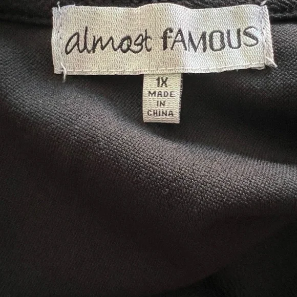 Juniors | Almost Famous | Black and White Stretch Mini Dress | NWT - Picture 5 of 5